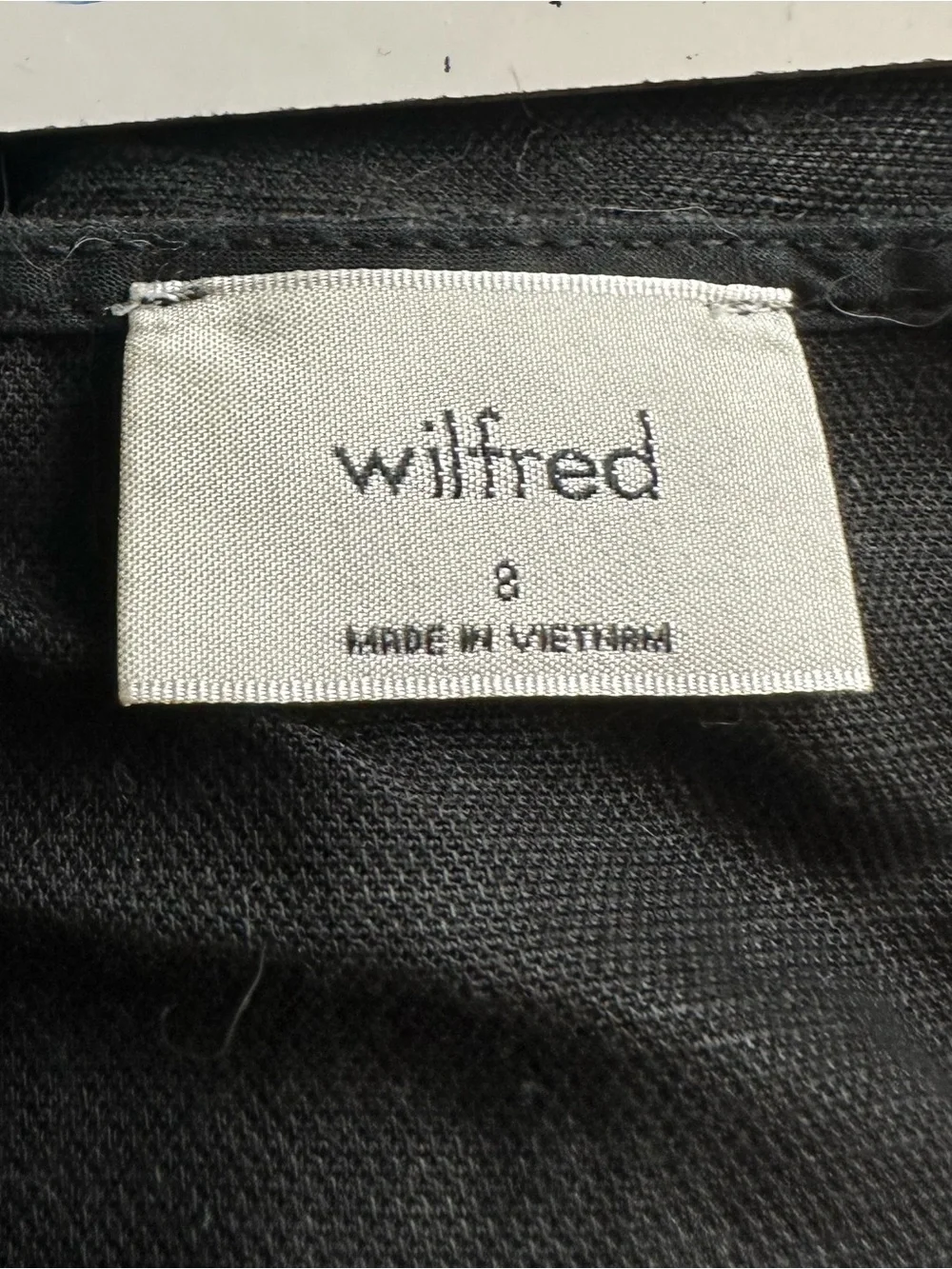 Aritzia Wilfred Brax Jumpsuit Black Size 8 Crop Linen Wrap Vacation Party Cutout